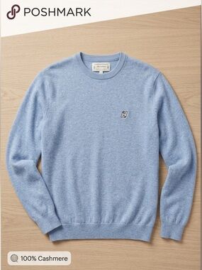Holderness and Bourne Cashmere Sweater Men’s Large L Hudson National Golf Club